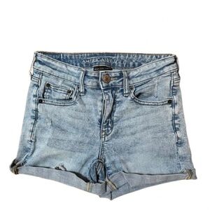 American Eagle Outfitters Light Blue Jean Shorts